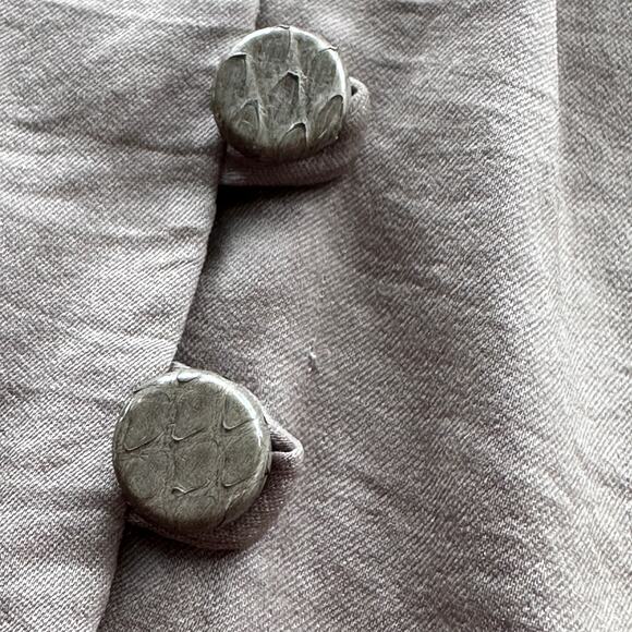 A.L.C. Womens dress olive green size Small Flowy tiered peasant Cottage casual - Picture 8 of 10